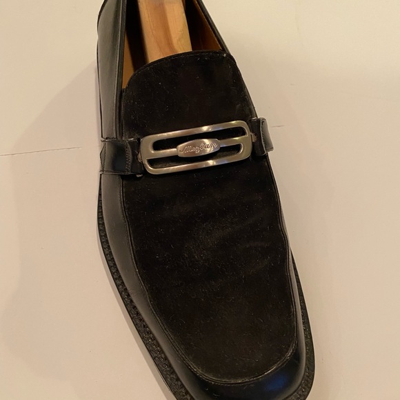 Mezalan black leather and suede loafers - Picture 2 of 4
